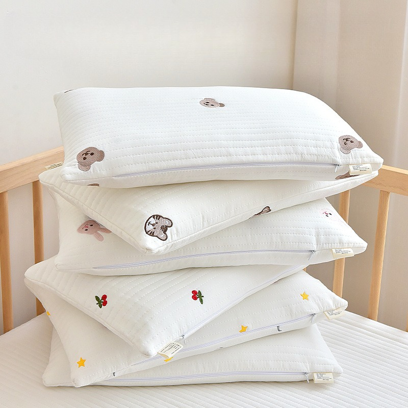 Soft Baby Toddler Pillow 100%  - Embroidery Quilt Cover 리뷰 및 가격
