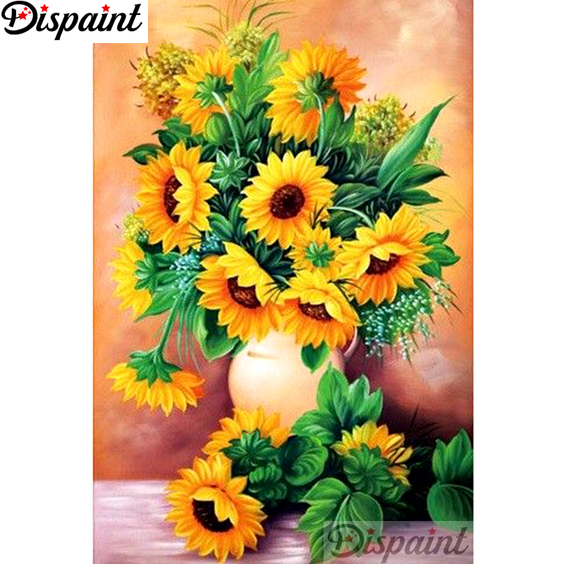 Dispaint Full Square/Round Dri - Embroidery Yellow Flower 리뷰 및 가격