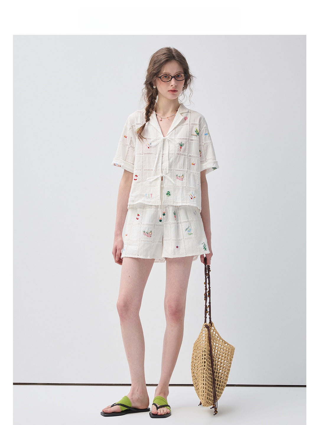 Vega Chang Pure Cotton Shirt S - Embroidery Cotton Shirt 리뷰 및 가격