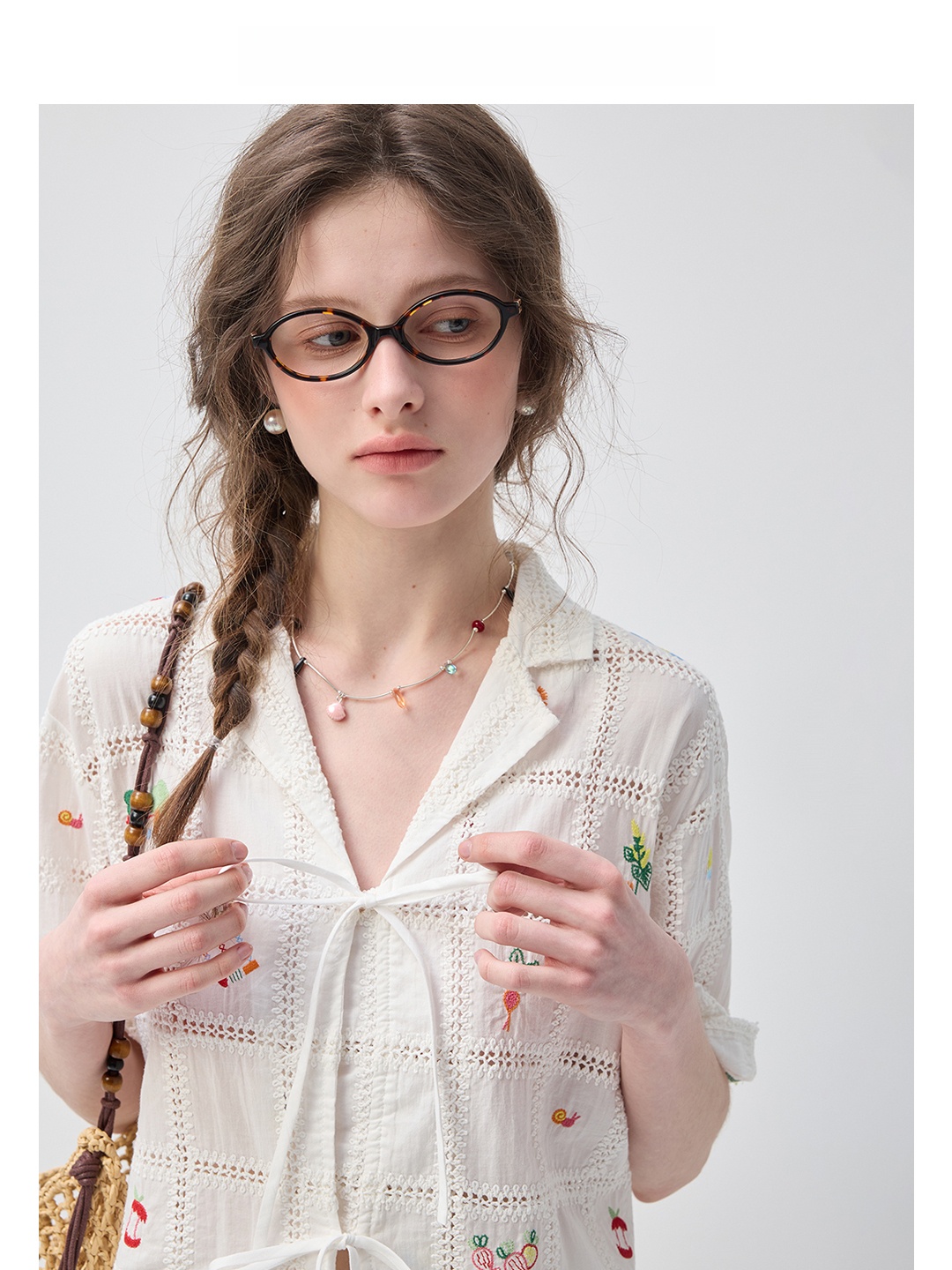 Vega Chang Pure Cotton Shirt S - Embroidery Cotton Shirt 리뷰 및 가격