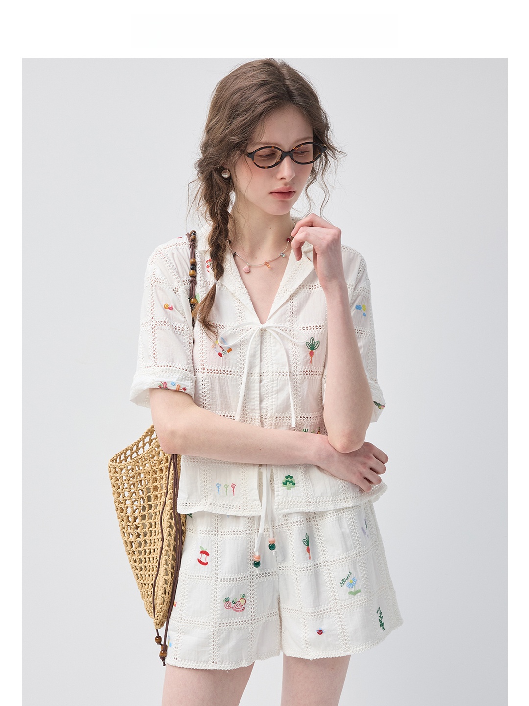 Vega Chang Pure Cotton Shirt S - Embroidery Cotton Shirt 리뷰 및 가격