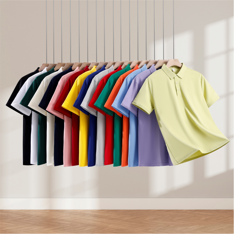 Custom polo T-shirt free print - Embroidery Cotton Shirt 리뷰 및 가격