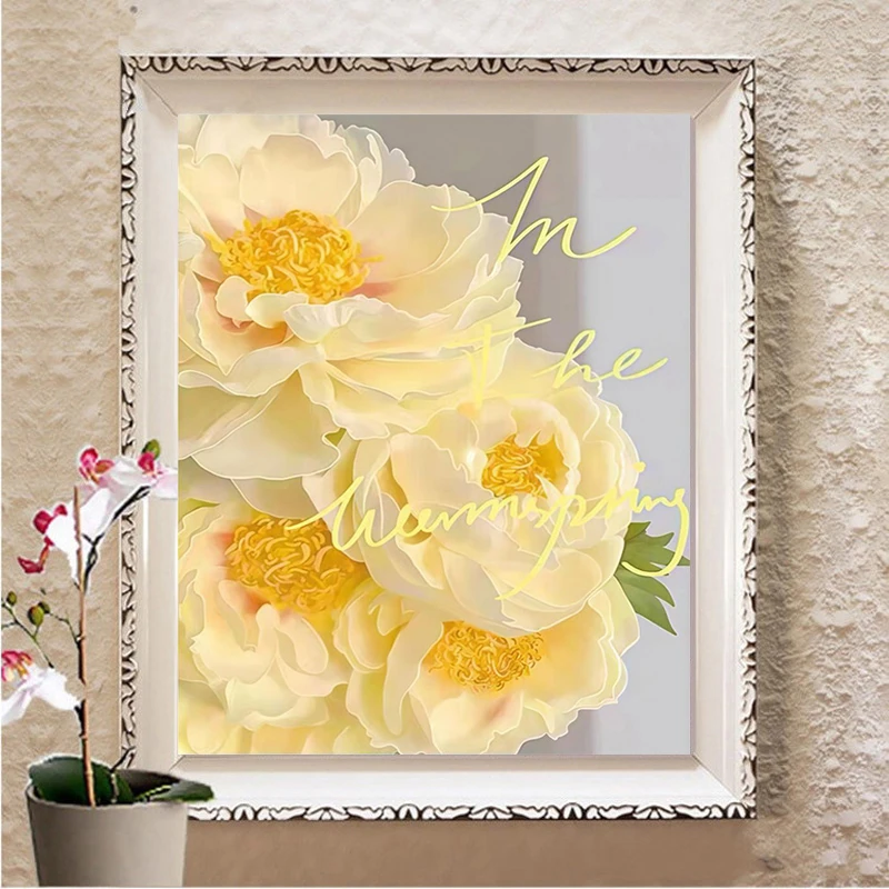 Yellow Flowers 5D Diamond Pain - Embroidery Yellow Flower 리뷰 및 가격