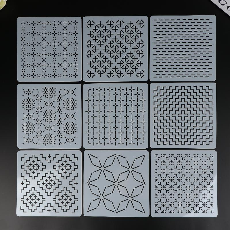 9/32Pcs Sashiko Embroidery Tem - Embroidery Handicraft 리뷰 및 가격