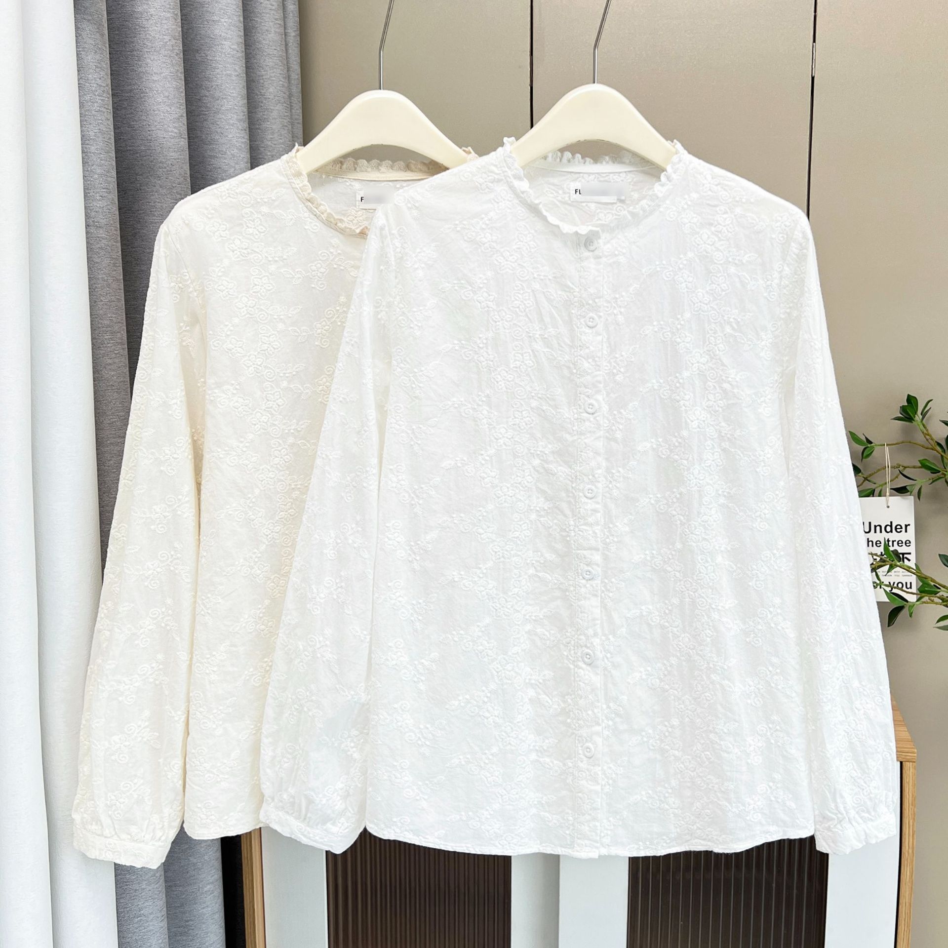 Plus Size Women's Blouses 2025 - Embroidery Cotton Shirt 리뷰 및 가격