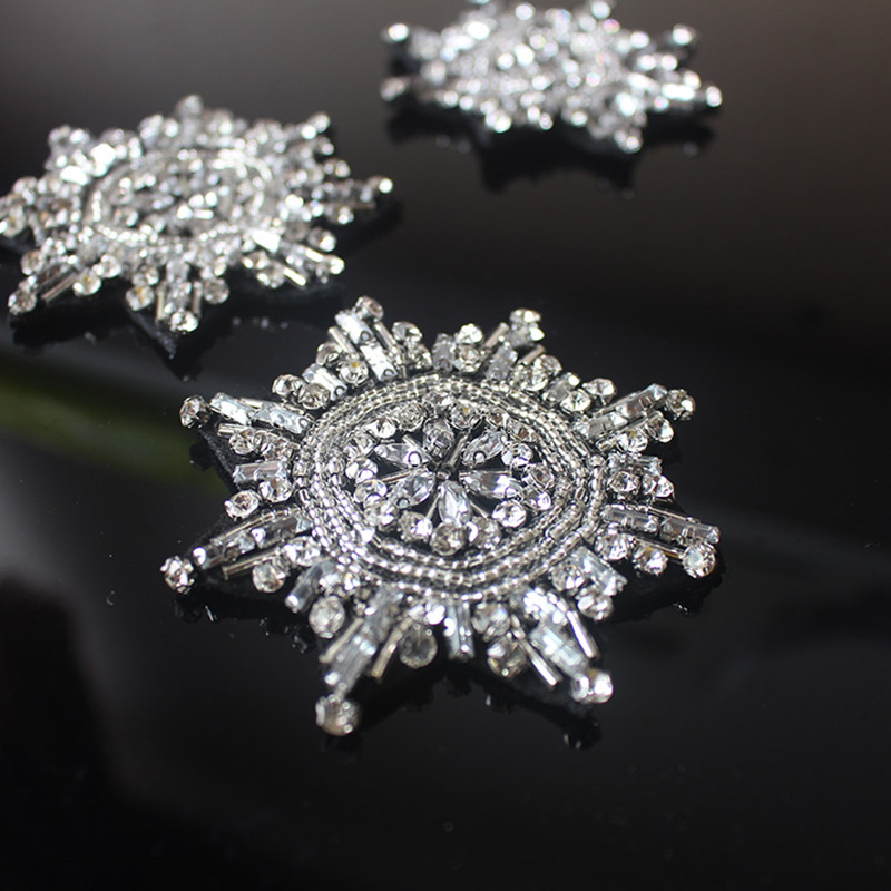 3pcs/lot Star Badge Beaded Pat - Embroidery Xmas 리뷰 및 가격