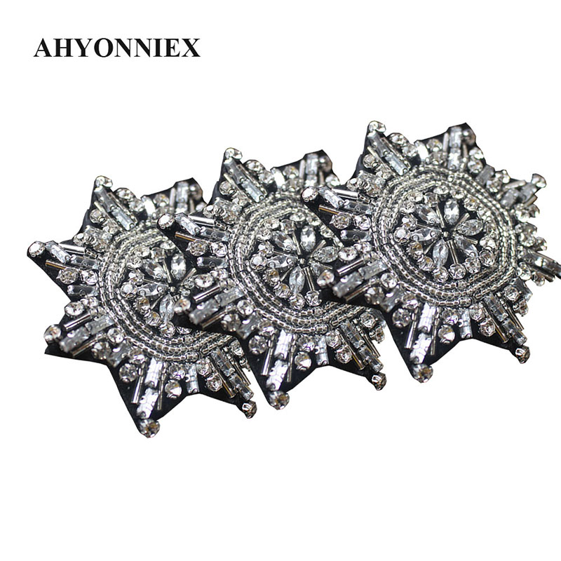 3pcs/lot Star Badge Beaded Pat - Embroidery Xmas 리뷰 및 가격