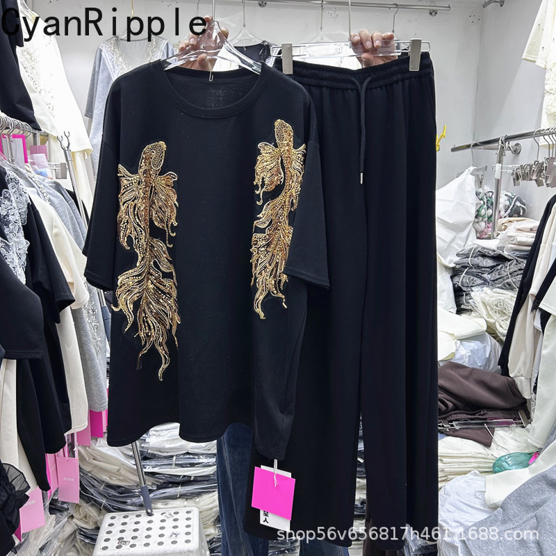 New Spring Summer Women Two-pi - Embroidery Cotton Shirt 리뷰 및 가격