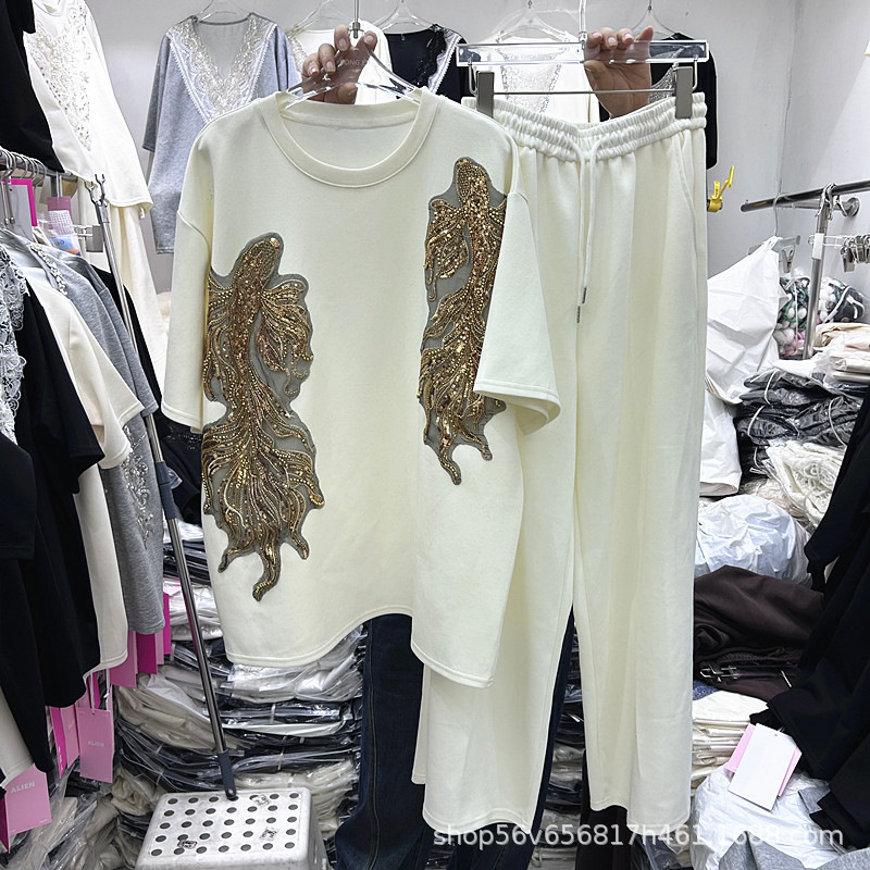New Spring Summer Women Two-pi - Embroidery Cotton Shirt 리뷰 및 가격