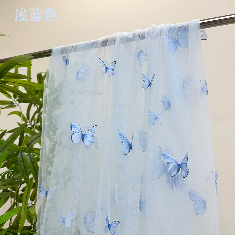 3D Butterfly Embroidery Tulle  - Embroidery Net Dress 리뷰 및 가격