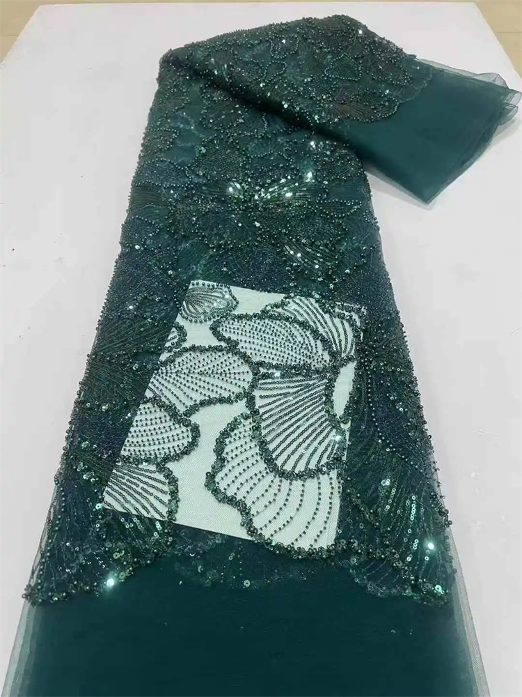 Nigerian Beaded Embroidery Lac - Embroidery Net Fabric 리뷰 및 가격