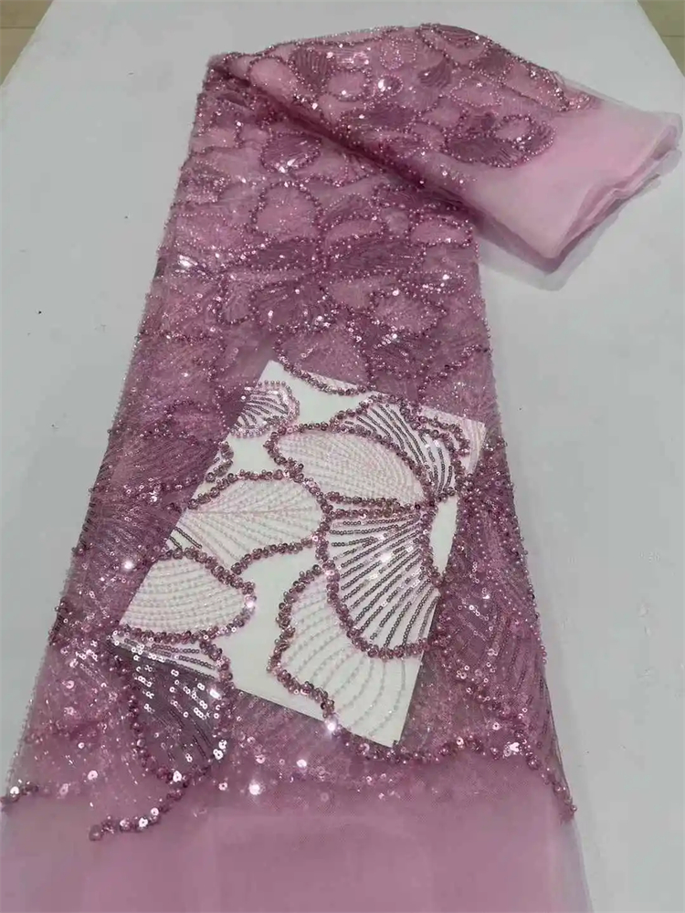 Nigerian Beaded Embroidery Lac - Embroidery Net Fabric 리뷰 및 가격