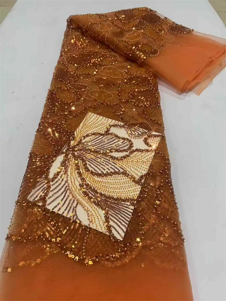 Nigerian Beaded Embroidery Lac - Embroidery Net Fabric 리뷰 및 가격